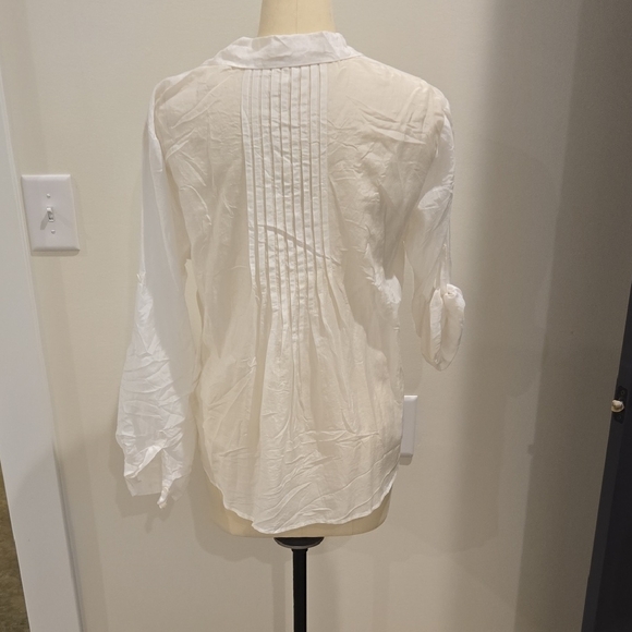 Women's White Blouse - Picture 3 of 6